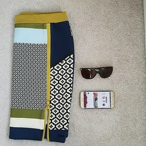 Neoprene pattern skirt